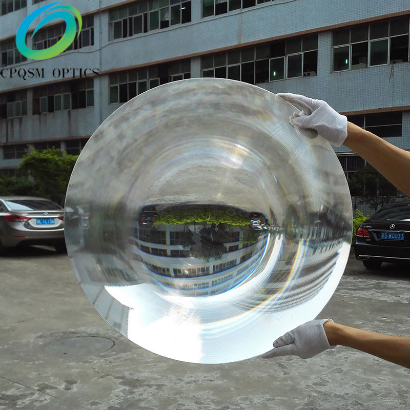 Diameter 300 mm Focal length 200mm, PMMA optic Fresnel Lens , Solar