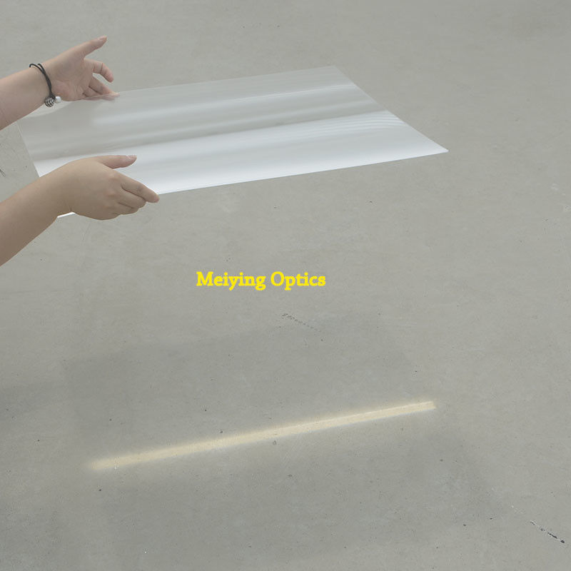 Pmma Material Linear Fresnel Lens Big Fresnel Lens For Solar Concentrator 550 550mm