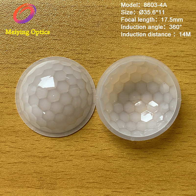High Quality Plastic Small Human Motion Sensor Dome PIR Fresnel Lens