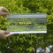PMMA material linear fresnel lens 250x150mm with focal length 120mm for solar concentrator