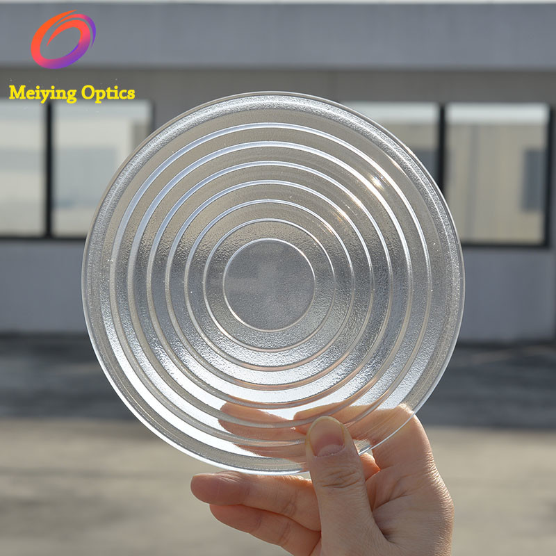 Wholesale pressed clear optical dia 150mm glass fresnel lens,spot