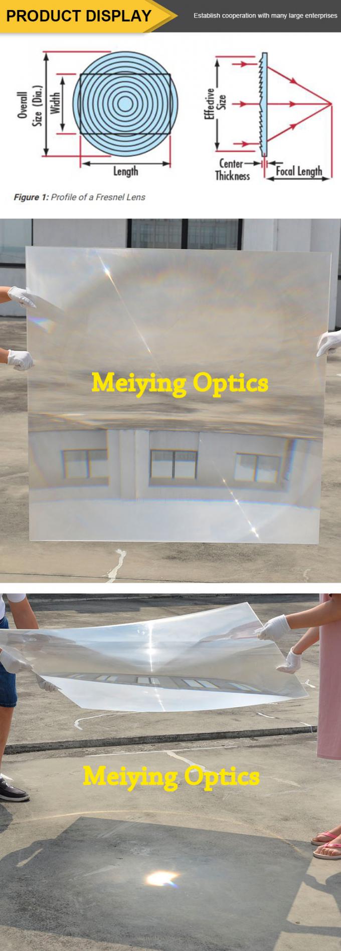 1m x 1m solar fresnel lens,concentrator fresnel,solar fresnel lens