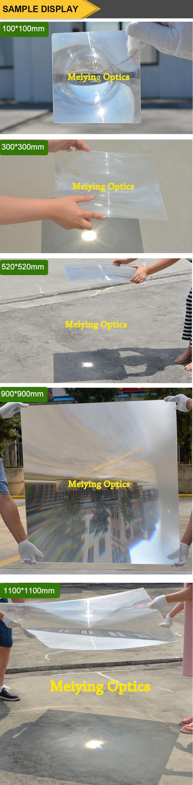 1m x 1m solar fresnel lens,concentrator fresnel,solar fresnel lens