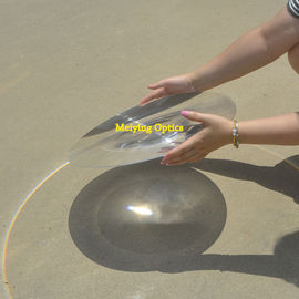 Acrylic material round shape dia 530mm with focal length 300 spot fresnel lens,pmma fresnel lens for solar concentrator