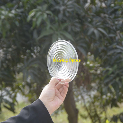 High Quality Mold Pressed 50-300mm Spot Fresnel Lens,glass fresnel lens for Projector, Lighting System