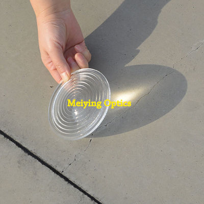 High Quality Mold Pressed Dia 80mm Spot Fresnel Lens,Glass Borosilicate Fresnel Lens For Spot Light