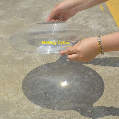 PMMA material Round shape dia 300mm spot fresnel lens for exhibition