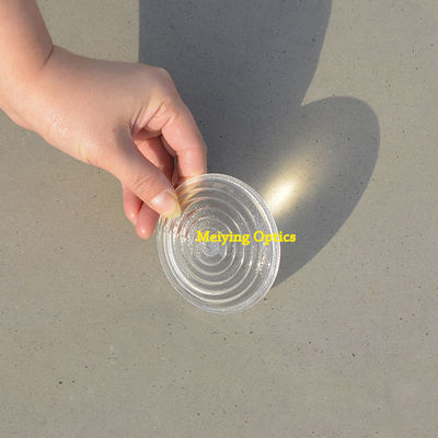 Borosilicate Glass 80mm Fresnel lens for Lighting Instruments,high Quality,Diameter 80mm