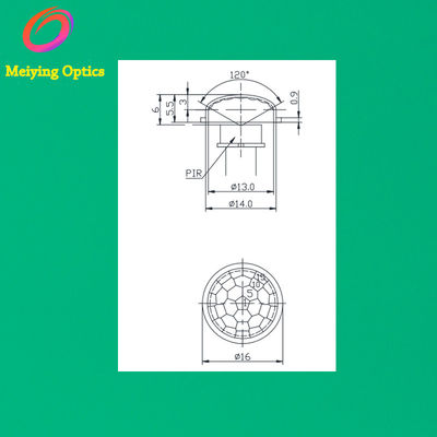 PIR sensor fresnel lens,HDPE fresnel lens ,fresnel lens pir,infrared fresnel lens ,pir fresnel lens hdpe N0803-32