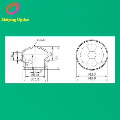 Dome Fresnel Lens,Pir Fresnel Lens,Infrared Lens ,Injection Mold Pir Lens Model 13120F-2