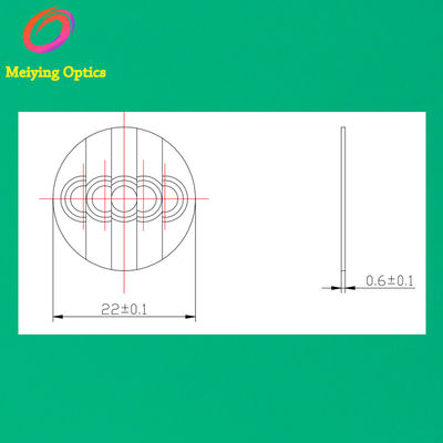 Round shape HDPE material Infrared lens,Pir fresnel lens,injection mold pir lens Model 2218