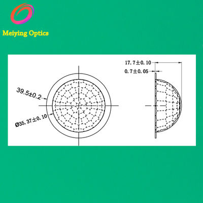 HDPE Pir sensor fresnel lens ,pir lens,infrared fresnel lens model 3517