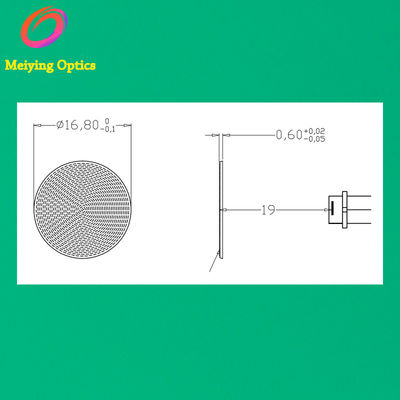 HDPE Material Round Shape Pir Fresnel Lens,Infrared Lens ,Fresnel Lens Plastic For Human body Infrared Induction