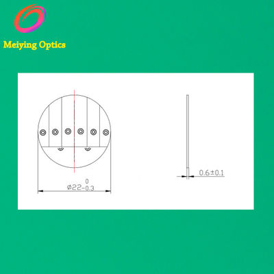 HDPE Material Round Shape Pir Sensor Fresnel Lens ,infrared fresnel lens Model 2224-03