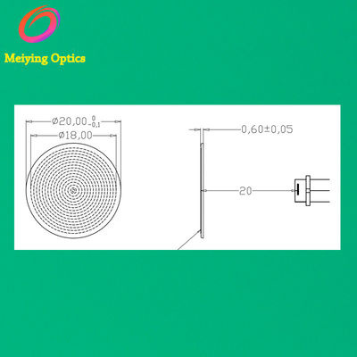 HDPE Material Round Fresnel Lens,Pir Sensor Fresnel Lens Model 20200 For Infrared Thermometer